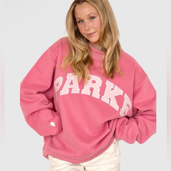 Parke Sweaters - Parke Large/X-Large Pink Aid Mockneck Sweatshirt. 💕⚡️
